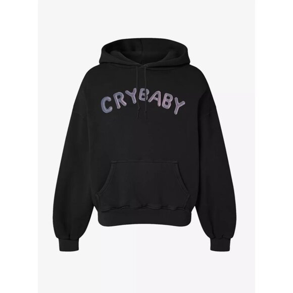 Melanie Martinez Cry Baby Sad Bear Hoodie Hot Topic Exclusive LARGE New - Picture 2 of 9